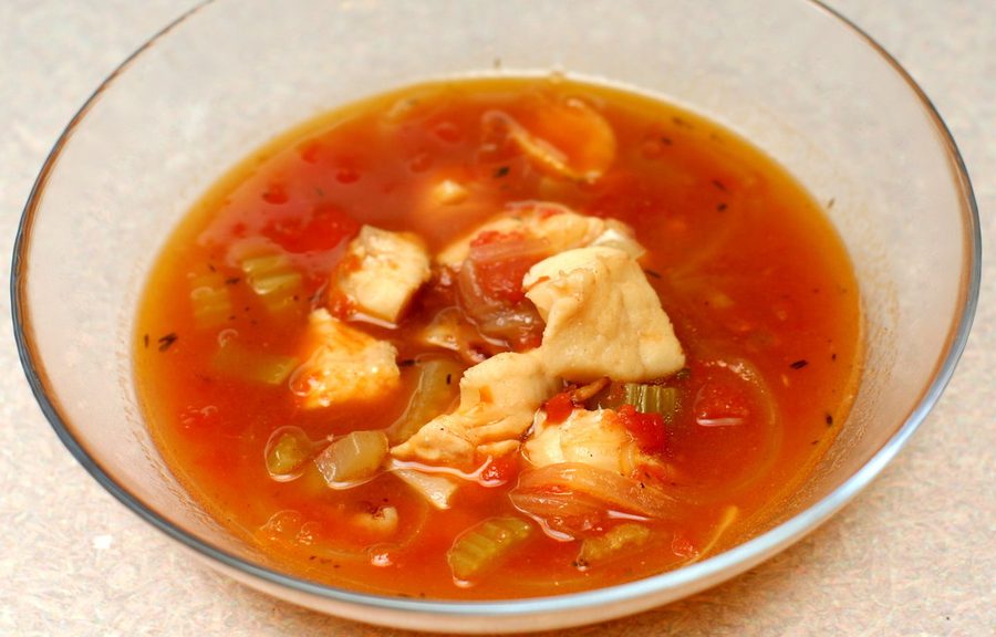 Суп из трески с картофелем